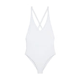 Flat image of the Mila One Piece in White