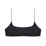Flat image of the back of the Micro Muse Scoop Top in black