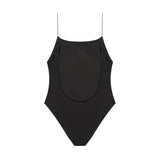 Flat image of the back of the Micro Trophy One Piece in Black