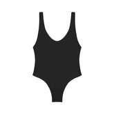 Flat image of the Contour One Piece in black