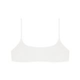 Flat image of the Muse Scoop Top in white