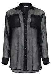Flat image of the Mika Top in Onyx