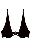 Flat image of the Paloma Top in black