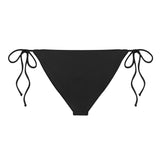 Flat image of the back of the Ties Bottom in Black