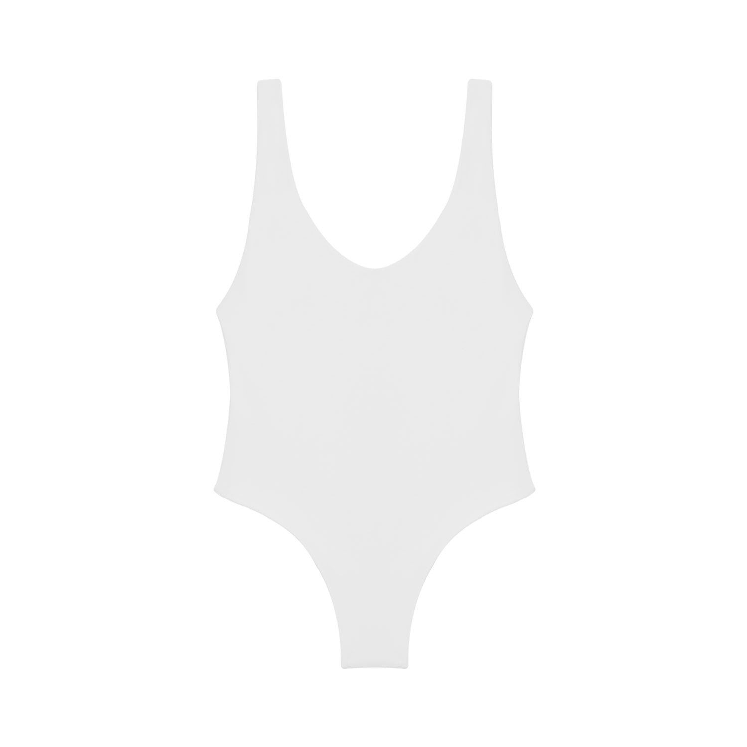 Flat image of the Contour One Piece in white