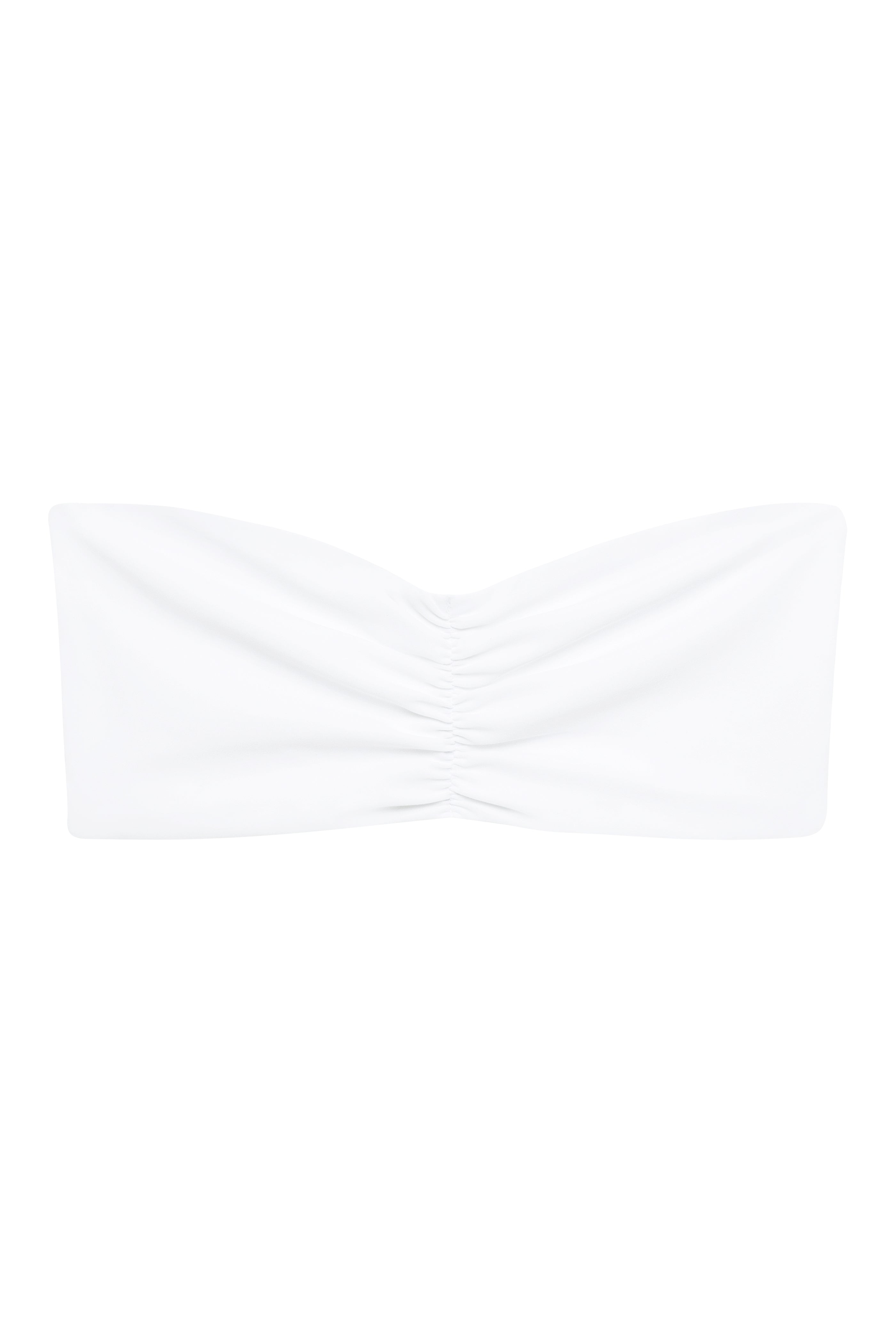 Flat image of the Ava Bandeau in White