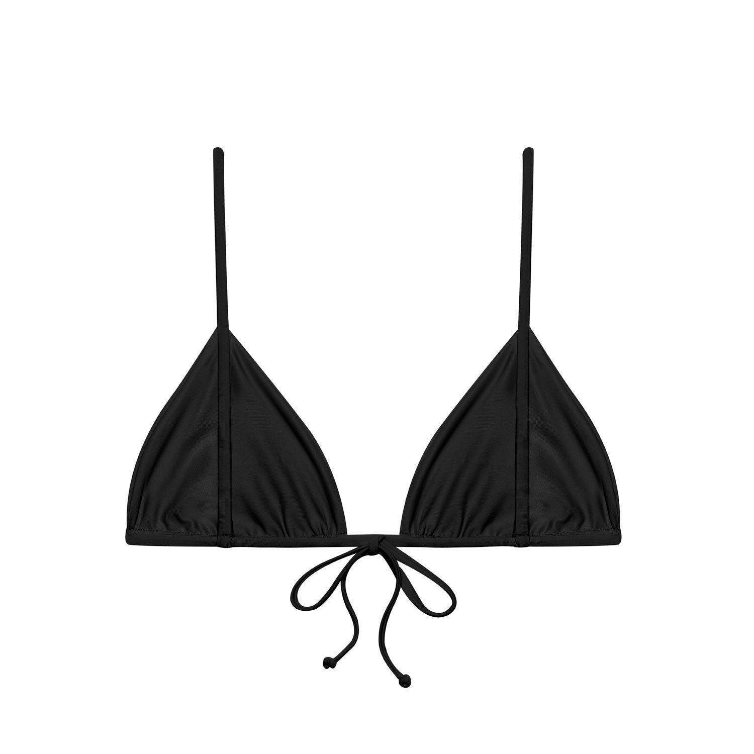 Flat image of the back of the Via Top in Black
