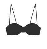 Flat image of the Mia Top in black